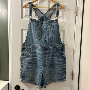 AMERICAN EAGLE Overall Shorts 100% Cotton Denim
